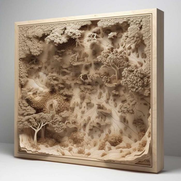 نموذج ثلاثي الأبعاد لآلة CNC 3D Art 